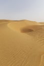 Dunes and colored sands of the Rub al-Khali desert Royalty Free Stock Photo