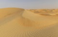 Dunes and colored sands of the Rub al-Khali desert Royalty Free Stock Photo