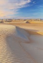 Dunes and colored sands of the Rub al-Khali desert Royalty Free Stock Photo