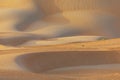 Dunes and colored sands of the Rub al-Khali desert Royalty Free Stock Photo