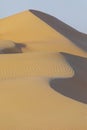 Dunes and colored sands of the Rub al-Khali desert Royalty Free Stock Photo