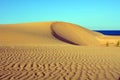 Dunes of Corralejo, Fuerteventura, Canary Islands, Spain. Royalty Free Stock Photo