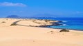 Dunes of Corralejo in Fuerteventura, Spain Royalty Free Stock Photo