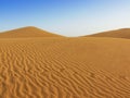 Dunes of desert Royalty Free Stock Photo