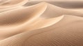 Dunes in desert, aerial view of sand pattern for texture background, generative AI