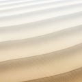 Dunes with gentle, undulating ridges create a pattern of light and Royalty Free Stock Photo