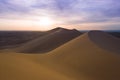 Dunes in the Gobi Desert, Mongolia Royalty Free Stock Photo