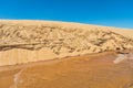 Dunes island `Las Dunas de San Cosme y Damian` in the middle of the Rio Parana near the city Encarnacion. Royalty Free Stock Photo