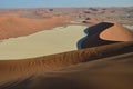 Dunes in Namib desert, Namibia Royalty Free Stock Photo