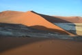 Dunes in Namib desert, Namibia Royalty Free Stock Photo