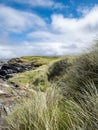 The dunes at Narin Strand, a beautiful large beach in County Donegal Ireland. Royalty Free Stock Photo