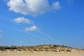 Dunes and Norfolk Skyline, Winterton-on-Sea Royalty Free Stock Photo