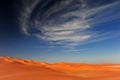 Dunes and sky Royalty Free Stock Photo