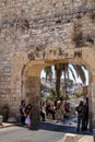 Dung Gate in Jerusalem, Israel