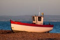 DUNGENESS, KENT/UK - DECEMBER 17 : Fishing boat on Dungeness beach on December 17, 2008