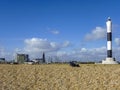 Dungeness Lighthouse and nuclear power station - England