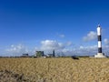 Dungeness Lighthouse and nuclear power station - England