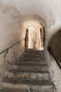The dungeons of Chillon Castle, Switzerland Royalty Free Stock Photo
