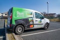 Dungloe, County Donegal, Ireland - April 10 2022 : An Post Delivery van parking in the town