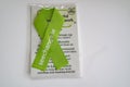 Dungloe, Ireland - February 14 2023 : The Green Ribbon campaign aims to spread awareness about mental health