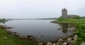 Dunguaire castle panoramic view Royalty Free Stock Photo