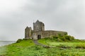 Dunguaire Castle, a 16th-century tower house on the southeastern shore of Galway Bay in County Galway, Ireland, near Kinvara