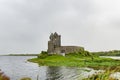 Dunguaire Castle, a 16th-century tower house on the southeastern shore of Galway Bay in County Galway, Ireland, near Kinvara