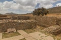 Dungur (Queen of Sheba) Palace ruins in Axum, Ethiop Royalty Free Stock Photo