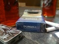 Dunhill ciggrete smoking cafe chill