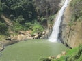 Dunhinda waterfall in sri Lanka Royalty Free Stock Photo