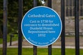 Cathedral Gates Plaque in Dunkeld, Scotland