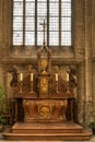 Altar of Holy Ghost in Saint Eloi church, Dunkirk France.