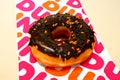 DUNKIN` DONUTS -  American multinational donut company Royalty Free Stock Photo