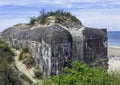 Dunkirk Beaches Bunkers - remains of a WW2 Nazi coastal gun battery, known as M.K.B Malo Terminus