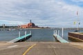 Dunkirk, New York, USA September 27, 2023 The boat launch into Lake Erie at the Dunkirk City Pier Royalty Free Stock Photo