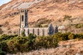 Dunlewey church ruins in the Poison Glen at Mount Errigal in Donegal, Ireland Royalty Free Stock Photo