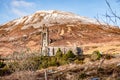 Dunlewey church ruins in the Poison Glen at Mount Errigal in Donegal, Ireland