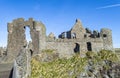 Dunluce Castle ruins at Northern Ireland Royalty Free Stock Photo
