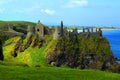Dunluce is one of the most picturesque and romantic of Irish Castles.