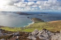 Dunmore head and Blasket islands Royalty Free Stock Photo