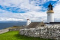 The Dunnet Head lighthouse overlooking the sea