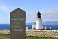 Dunnet Head Lighthouse Welcome Sign