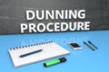 Dunning Procedure Royalty Free Stock Photo