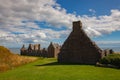 Dunnottar Castle is a ruined medieval fortress, Scotland Royalty Free Stock Photo
