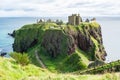 Dunnottar Castle, a ruined medieval fortress in Scotland Royalty Free Stock Photo