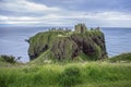 Dunnottar Castle ruins. Stonehaven, Aberdeenshire, Scotland. Royalty Free Stock Photo