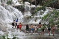 Dunns River Falls in Ocho Rios, Jamaica Royalty Free Stock Photo