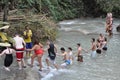 Dunns River Falls in Ocho Rios, Jamaica Royalty Free Stock Photo