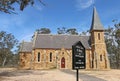 Dunolly's St Mary's Catholic church (1871), a Gothic Revival building made of sandstone and granite