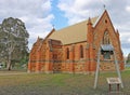 DUNOLLY, VICTORIA, AUSTRALIA-September 15, 2015: Dunolly's St John's Anglican church (1869) served as a common school at one time